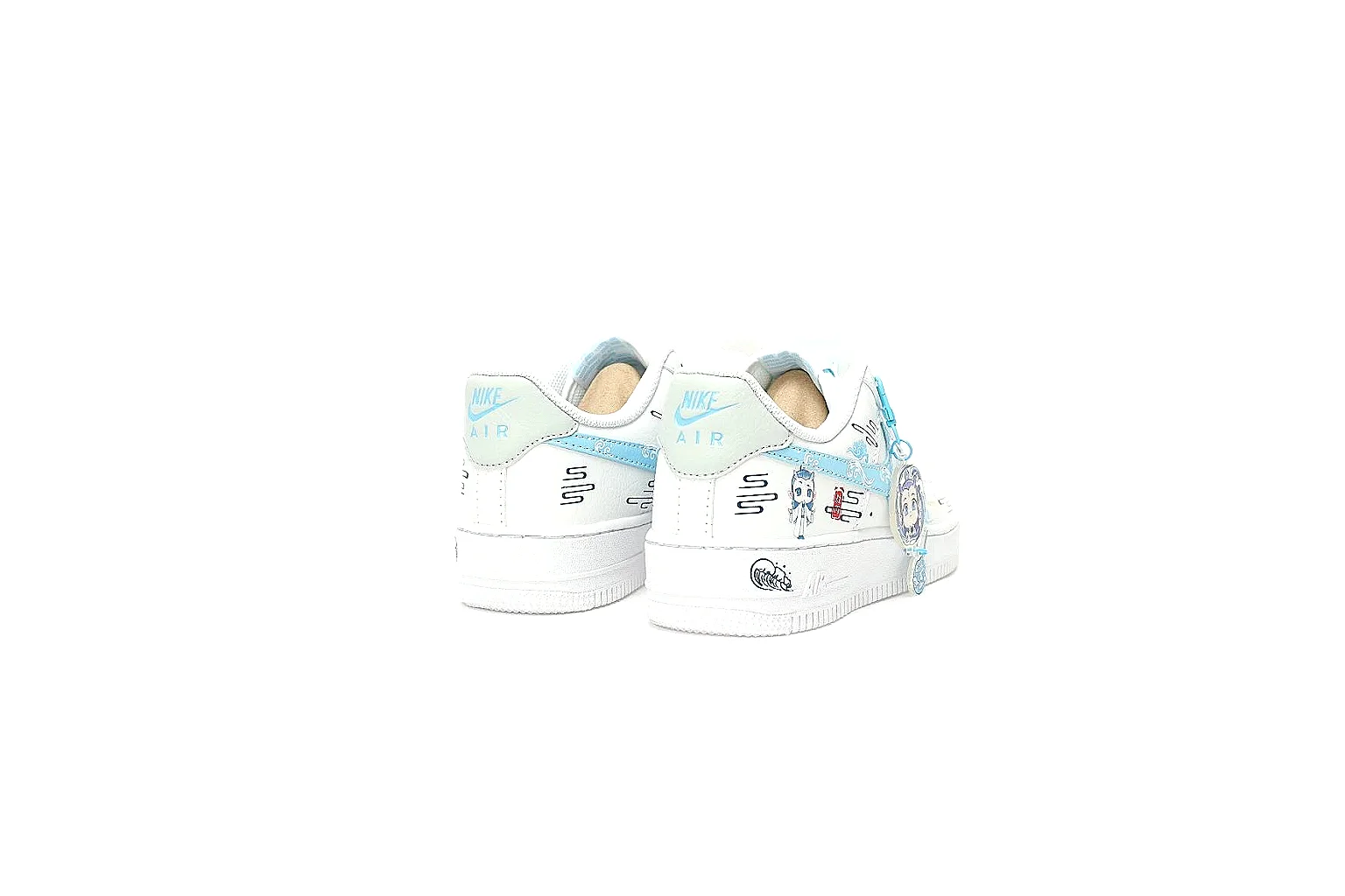 Kako Sheetbase record image for Nike White Aqua Low Court thumbnail 5