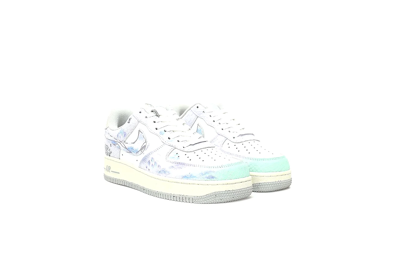 Kako Sheetbase record image for Nike White Aqua Low Court thumbnail 5