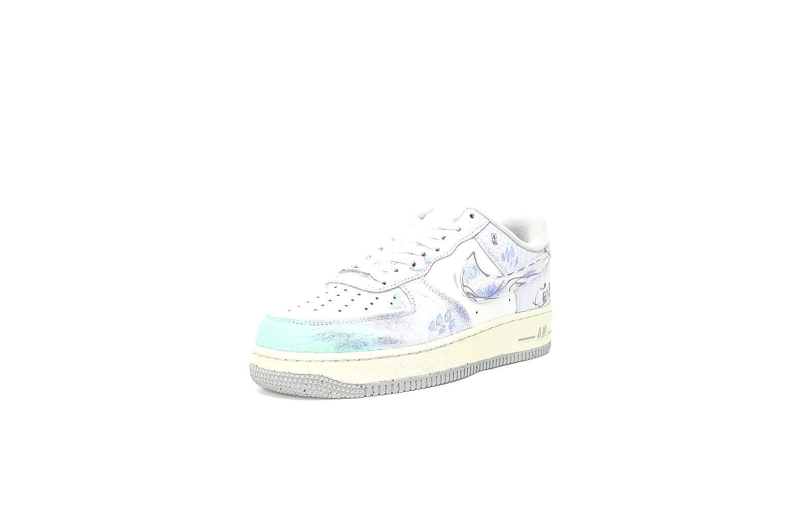 Kako Sheetbase record image for Nike White Aqua Low Court thumbnail 6