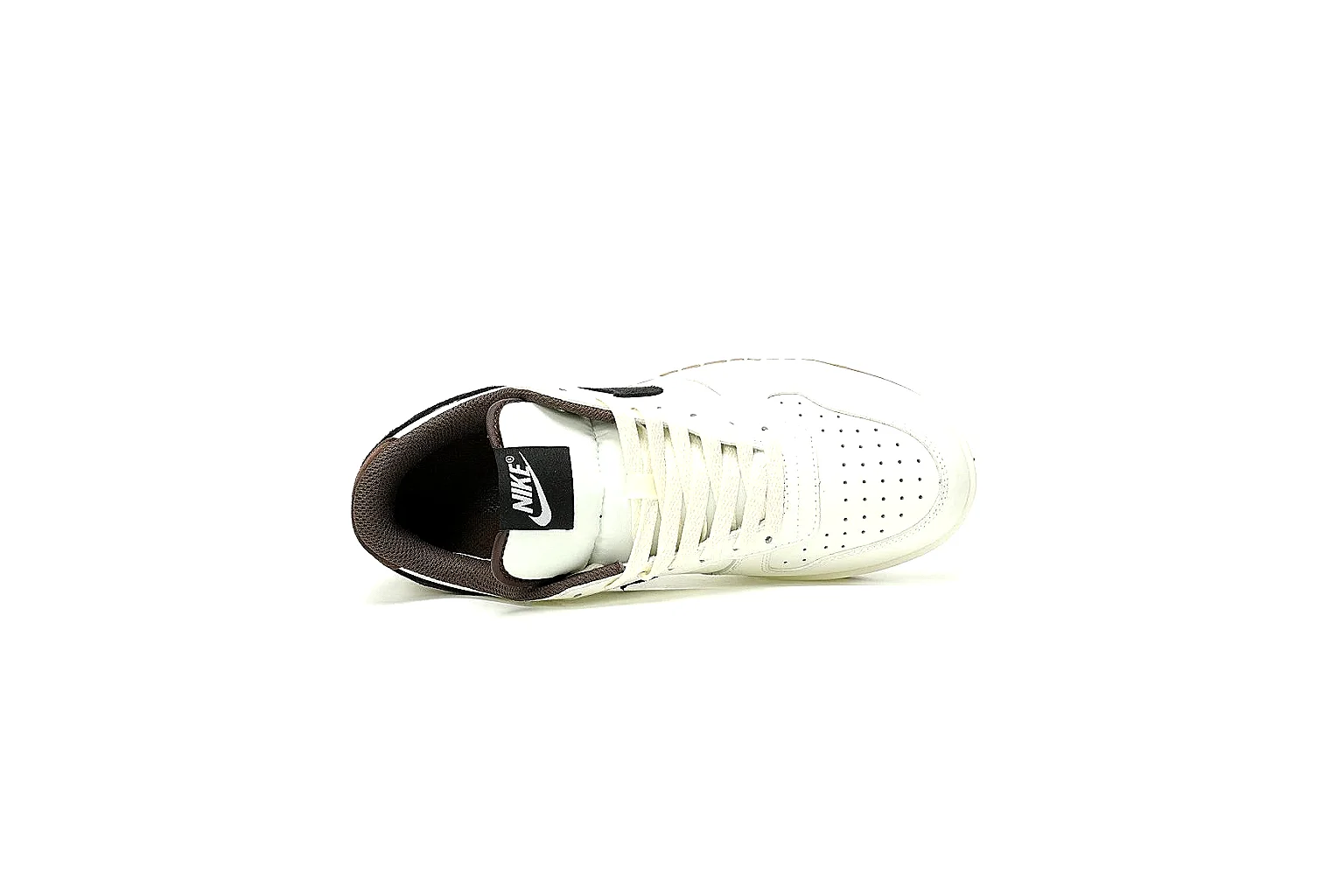 Kako Sheetbase record image for Nike White Black Gum Low Court thumbnail 2