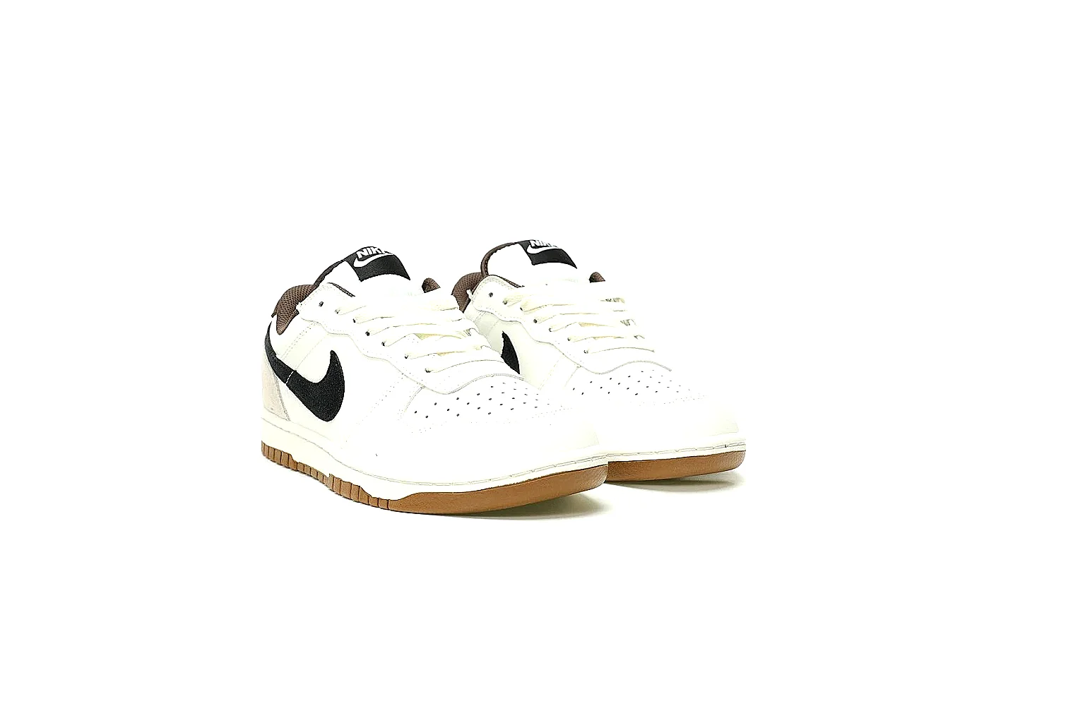 Kako Sheetbase record image for Nike White Black Gum Low Court thumbnail 4