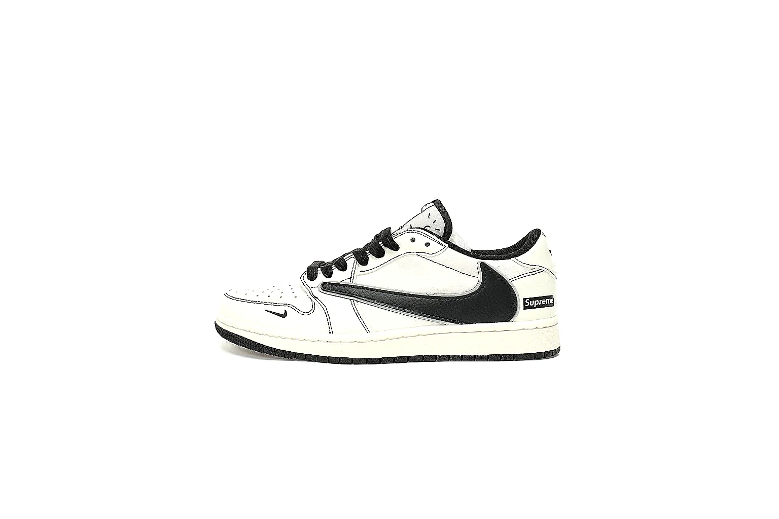 Kako Sheetbase record image for Nike White Black Low Court