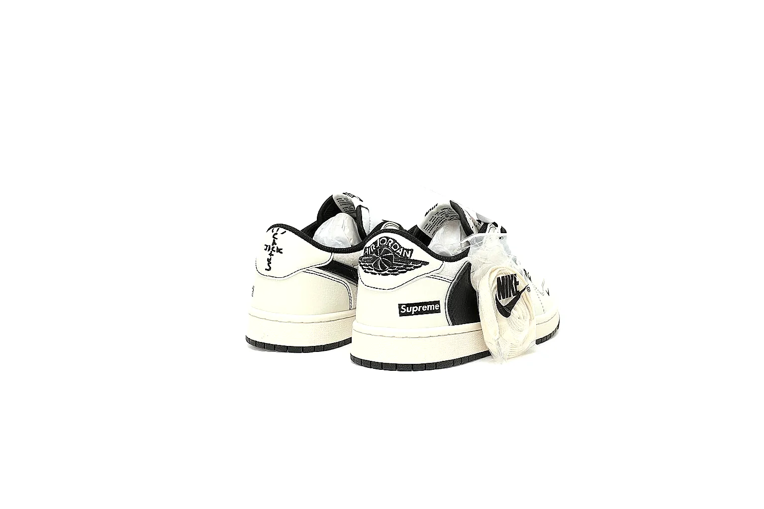 Kako Sheetbase record image for Nike White Black Low Court thumbnail 5