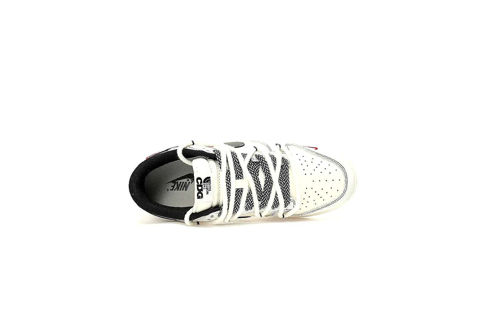 Kako Sheetbase record image for Nike White Black Low Court thumbnail 2