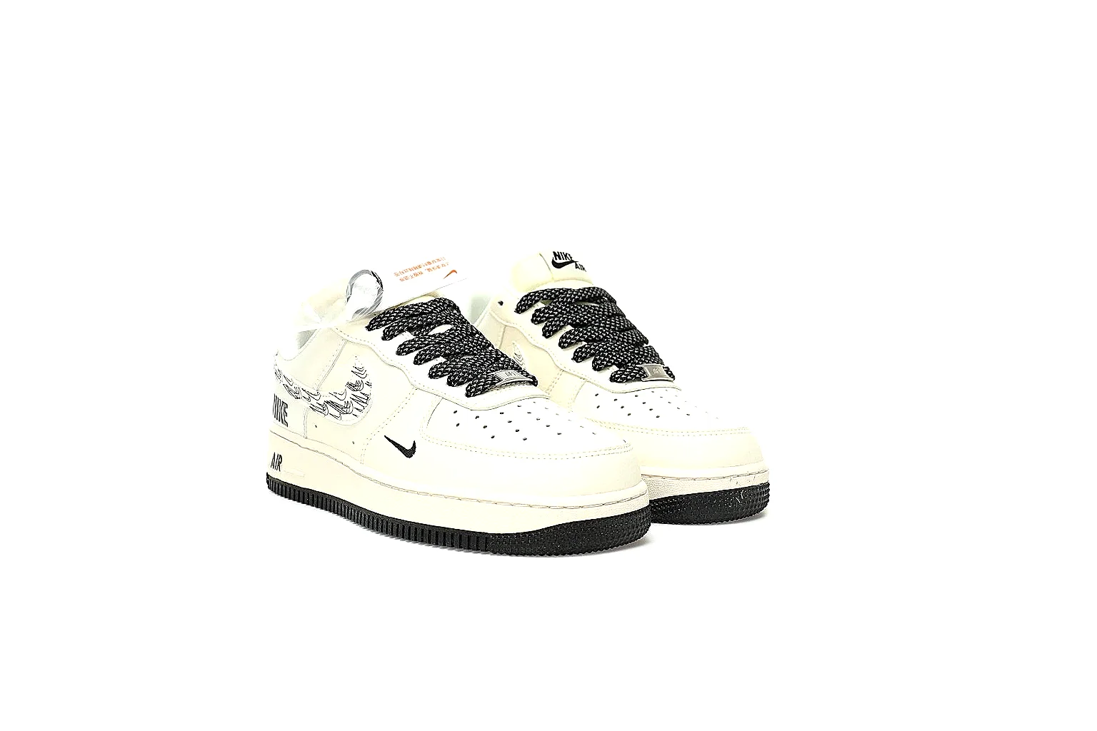 Kako Sheetbase record image for Nike White Black Low Court thumbnail 4