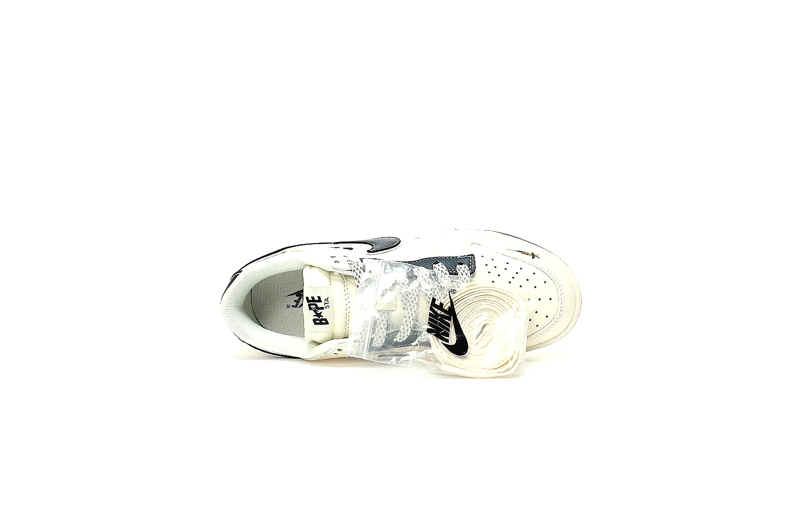 Kako Sheetbase record image for Nike White Black Low Court thumbnail 2