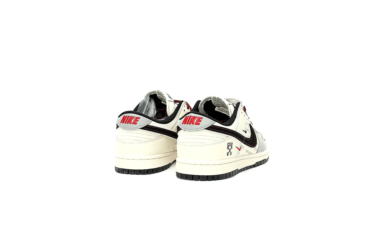 Kako Sheetbase record image for Nike White Black Red Low Court thumbnail 5