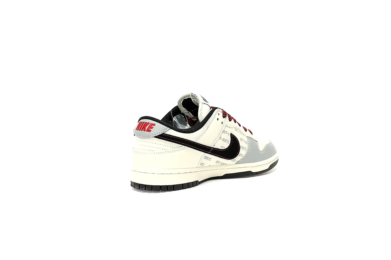 Kako Sheetbase record image for Nike White Black Red Low Court thumbnail 6