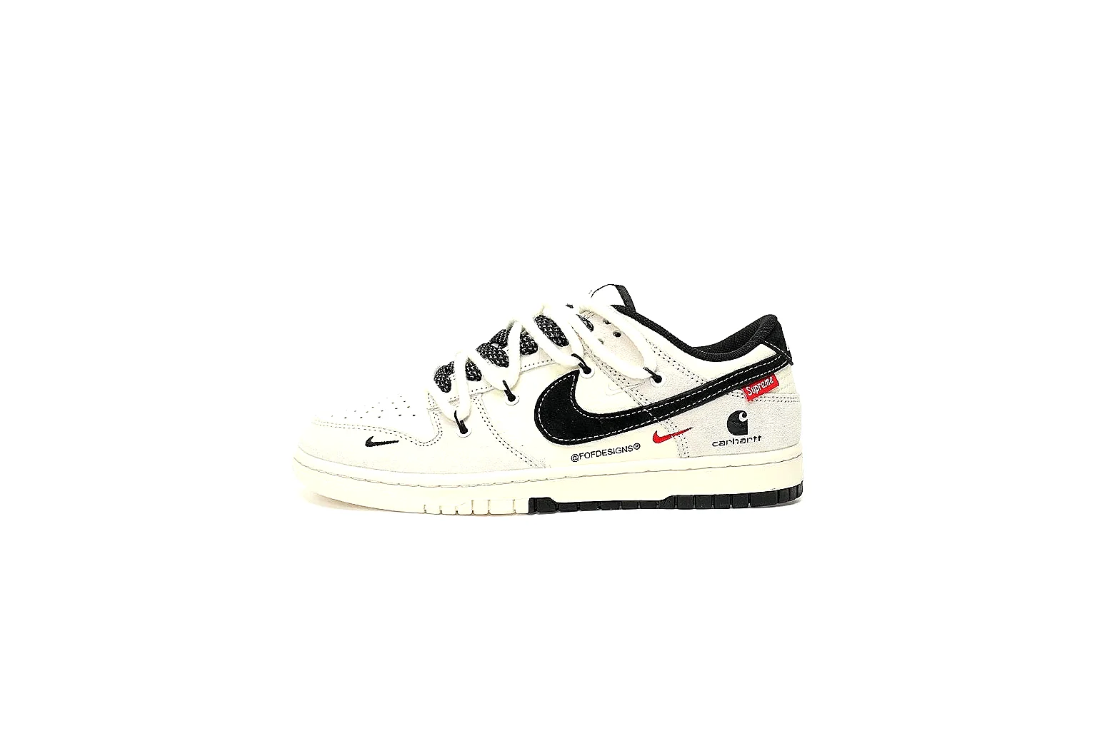 Kako Sheetbase record image for Nike White Black Red Low Court