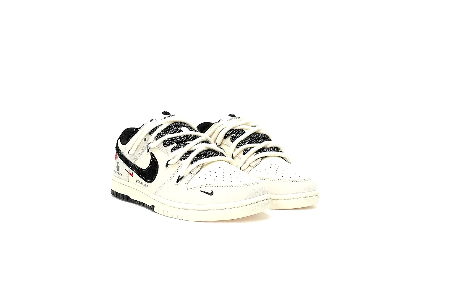 Kako Sheetbase record image for Nike White Black Red Low Court thumbnail 4