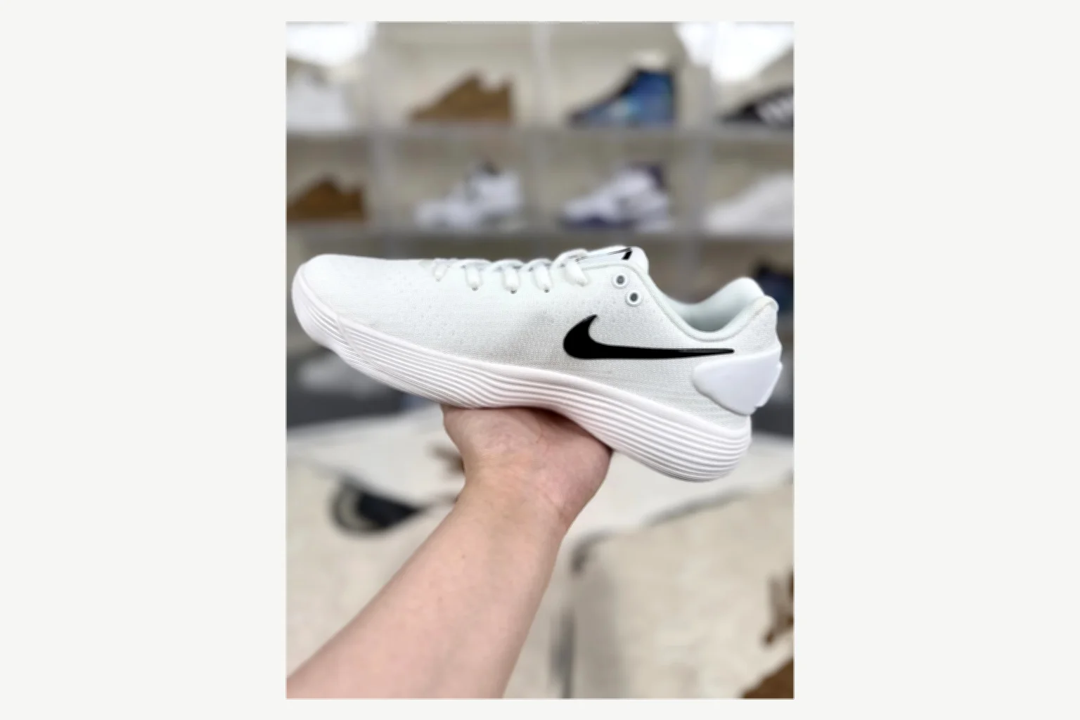 Nike White Black Swoosh Low Top spreadsheet record image SKU 1194923747 thumbnail 2