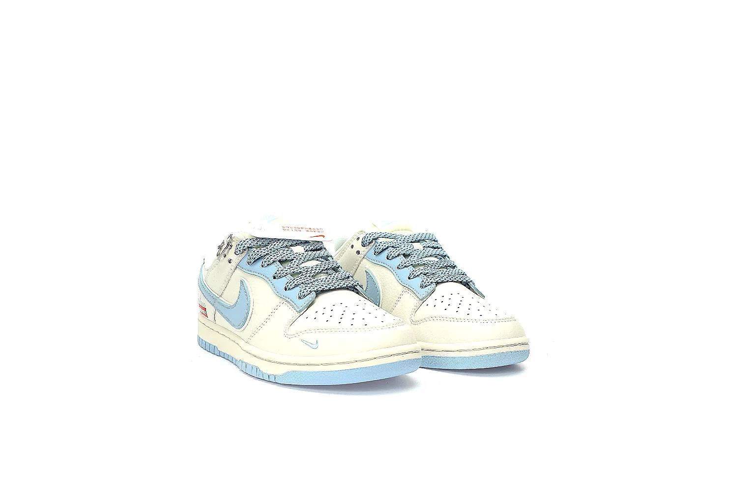 Kako Sheetbase record image for Nike White Blue Low Court thumbnail 5
