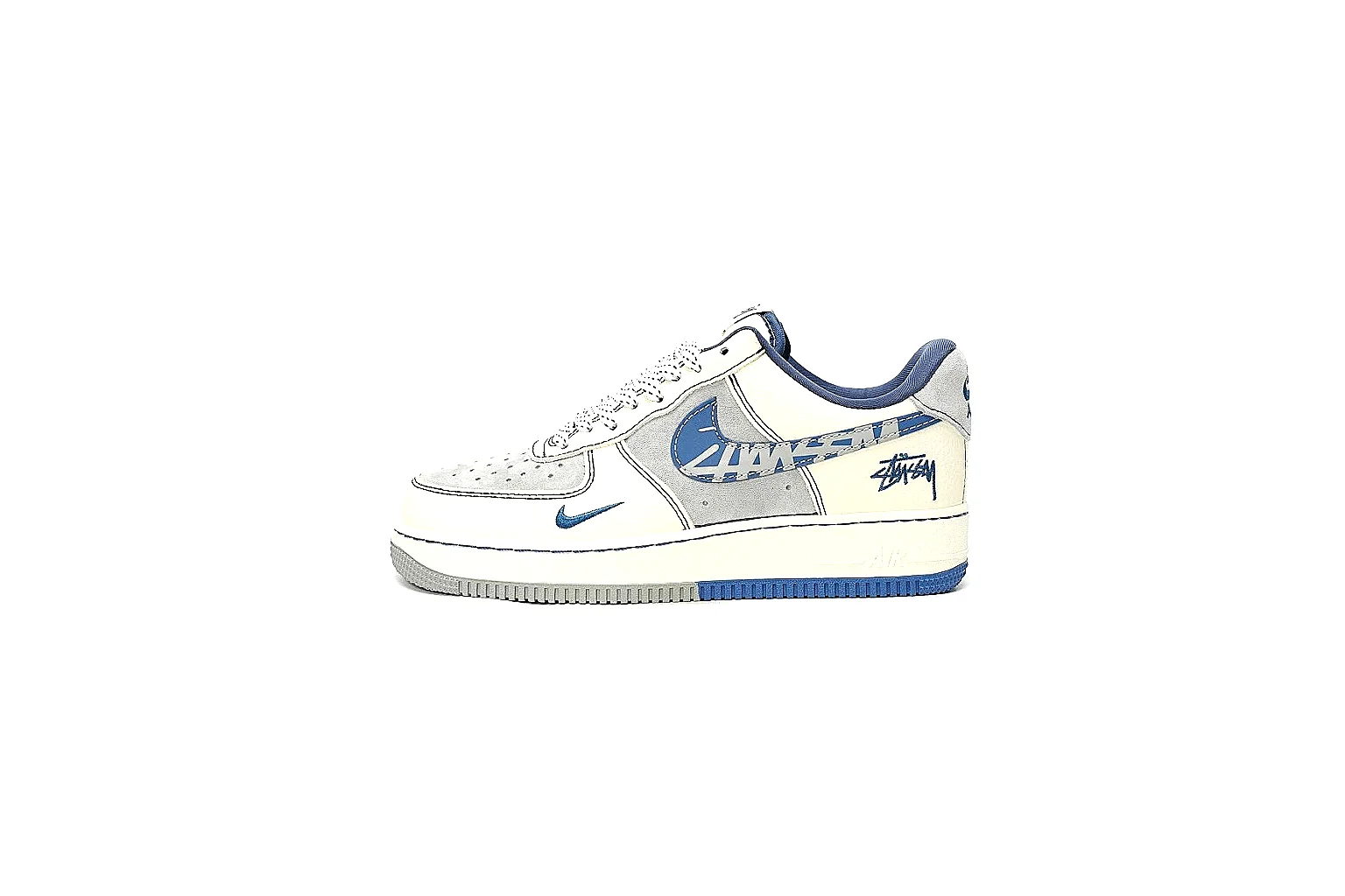 Kako Sheetbase record image for Nike White Blue Low Court