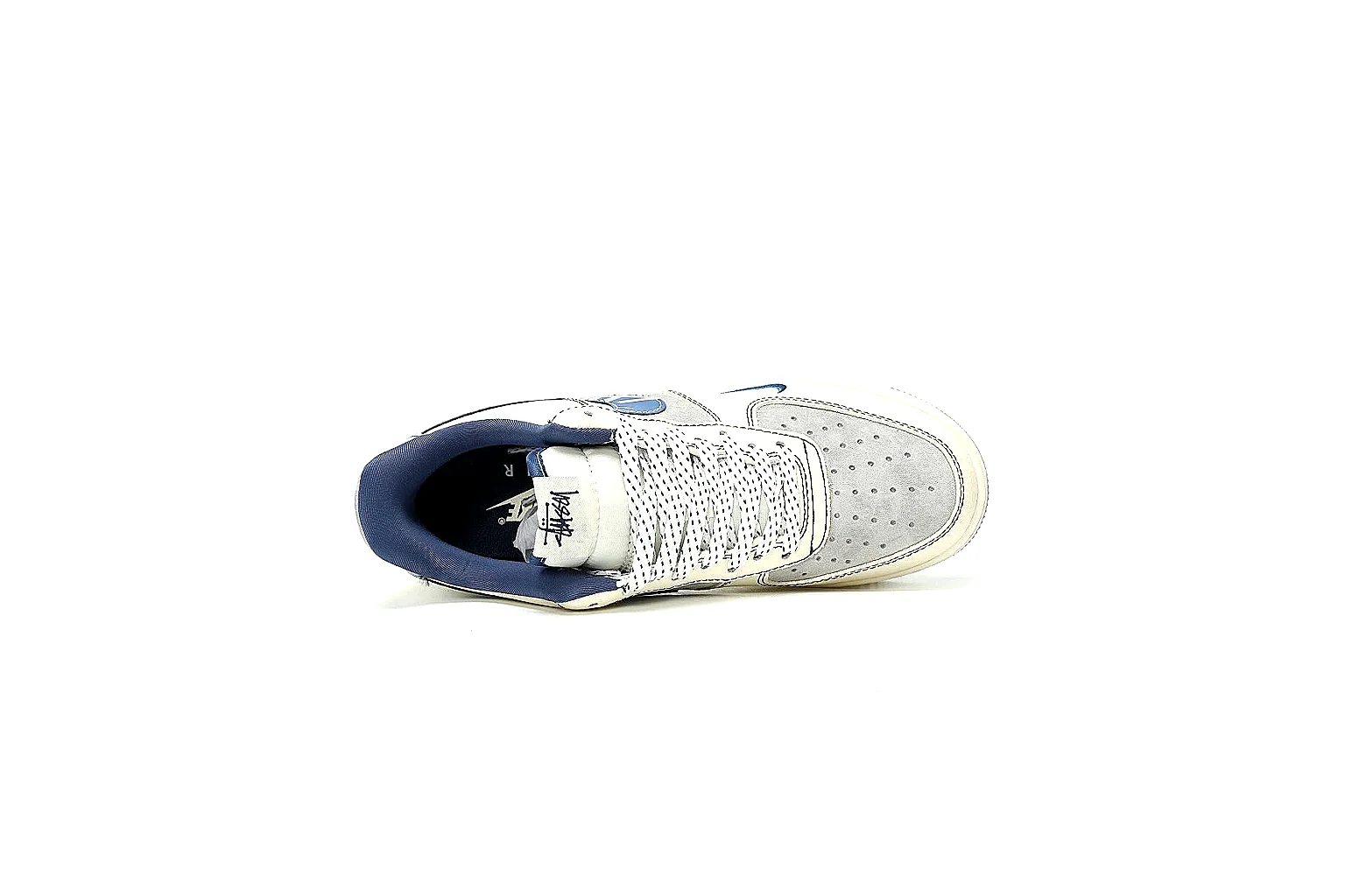 Kako Sheetbase record image for Nike White Blue Low Court thumbnail 2