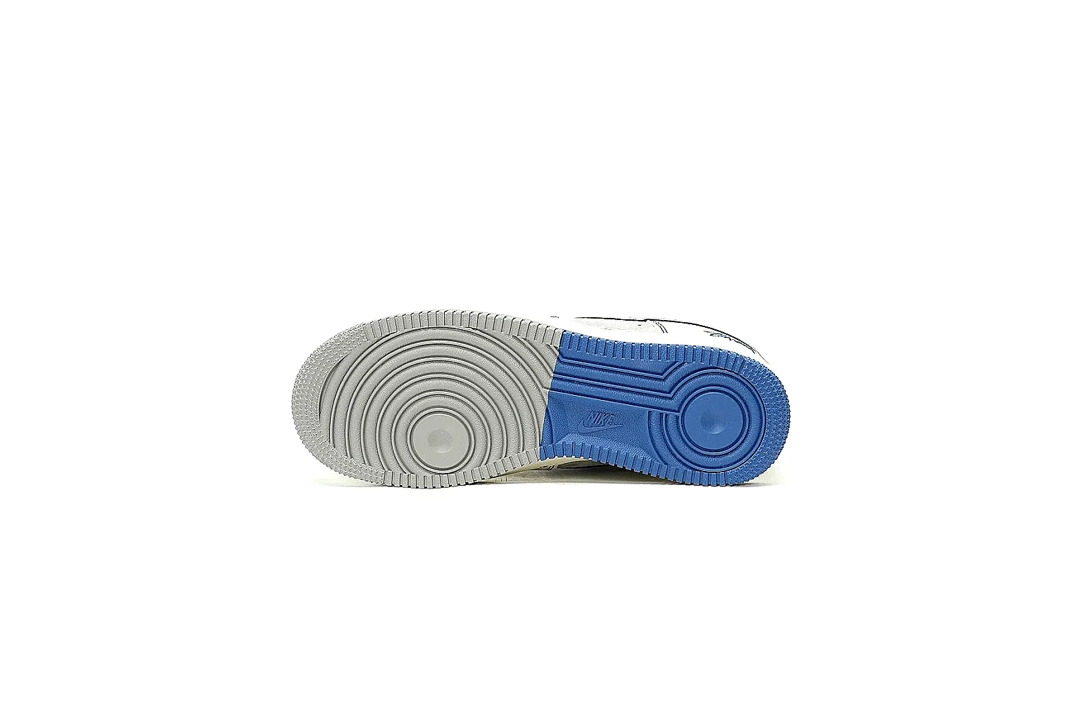 Kako Sheetbase record image for Nike White Blue Low Court thumbnail 3