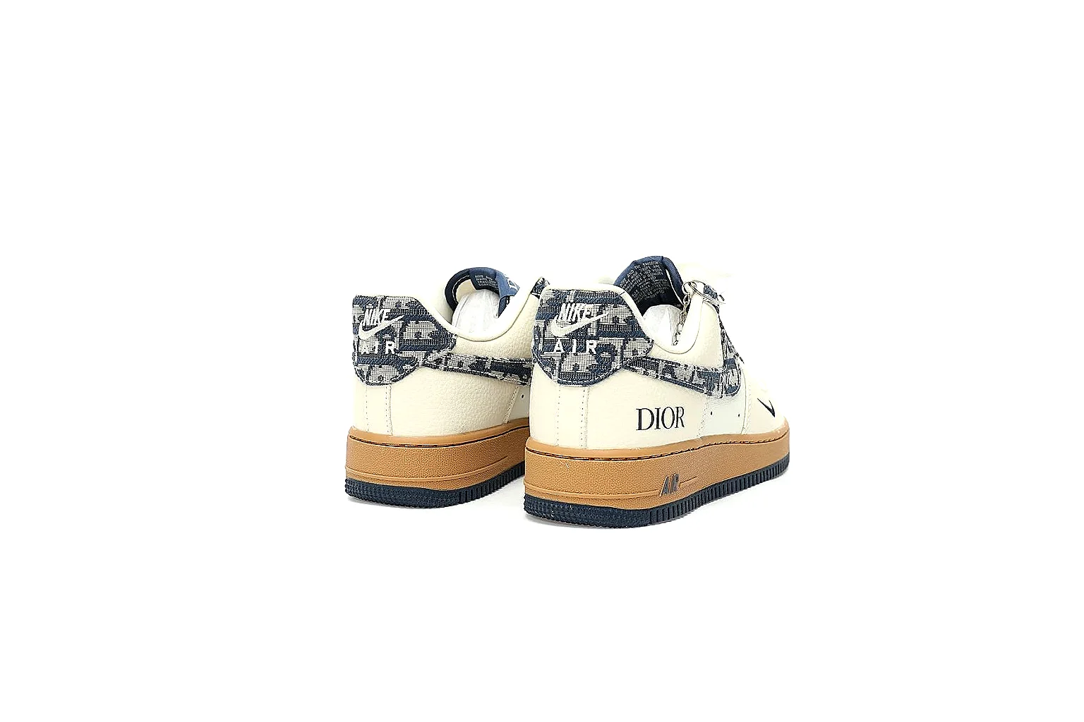 Kako Sheetbase record image for Nike White Brown Gum Low Court thumbnail 5