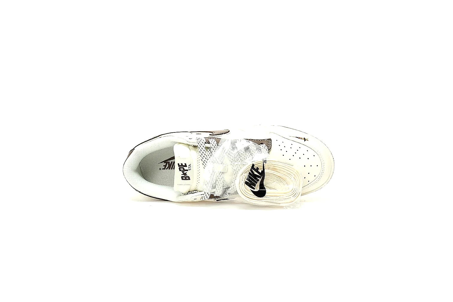 Kako Sheetbase record image for Nike White Brown Low Court thumbnail 2