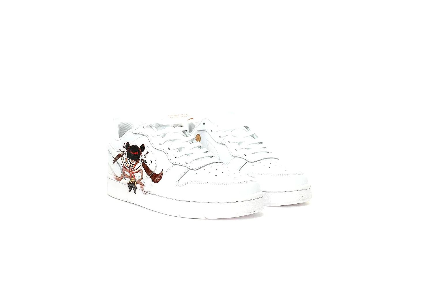 Kako Sheetbase record image for Nike White Brown Low Court thumbnail 5