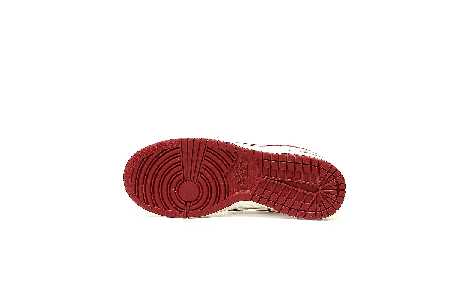 Kako Sheetbase record image for Nike White Burgundy Low Court Sneaker thumbnail 4