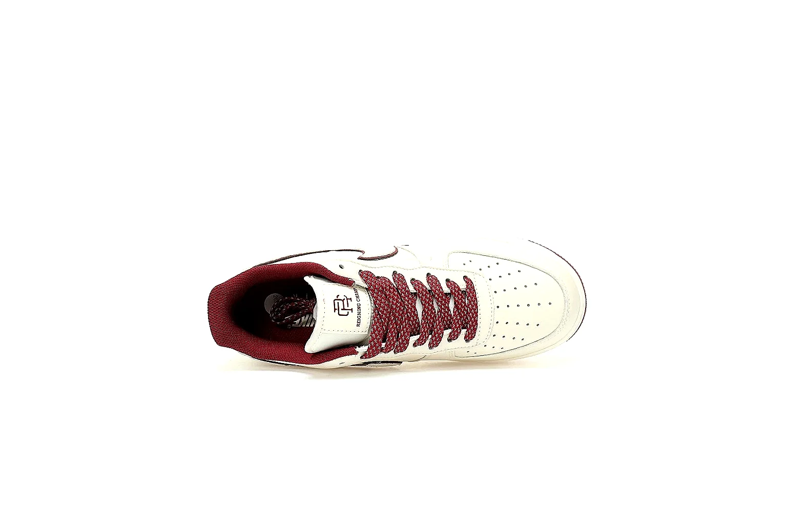 Kako Sheetbase record image for Nike White Burgundy Low Court thumbnail 2