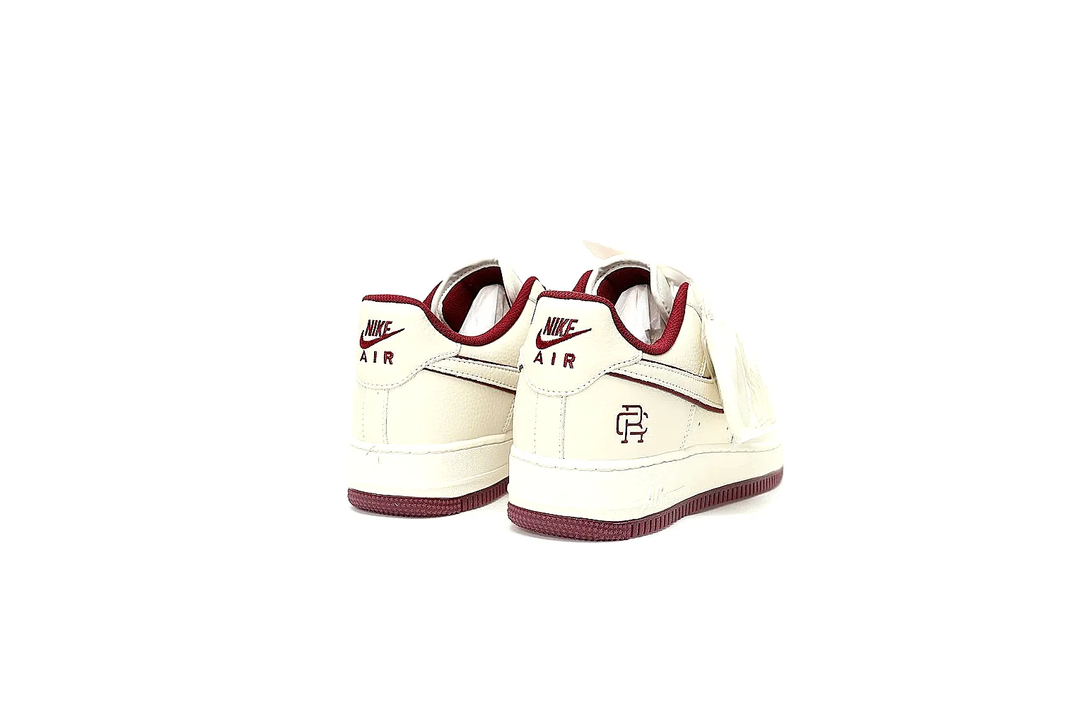 Kako Sheetbase record image for Nike White Burgundy Low Court thumbnail 5