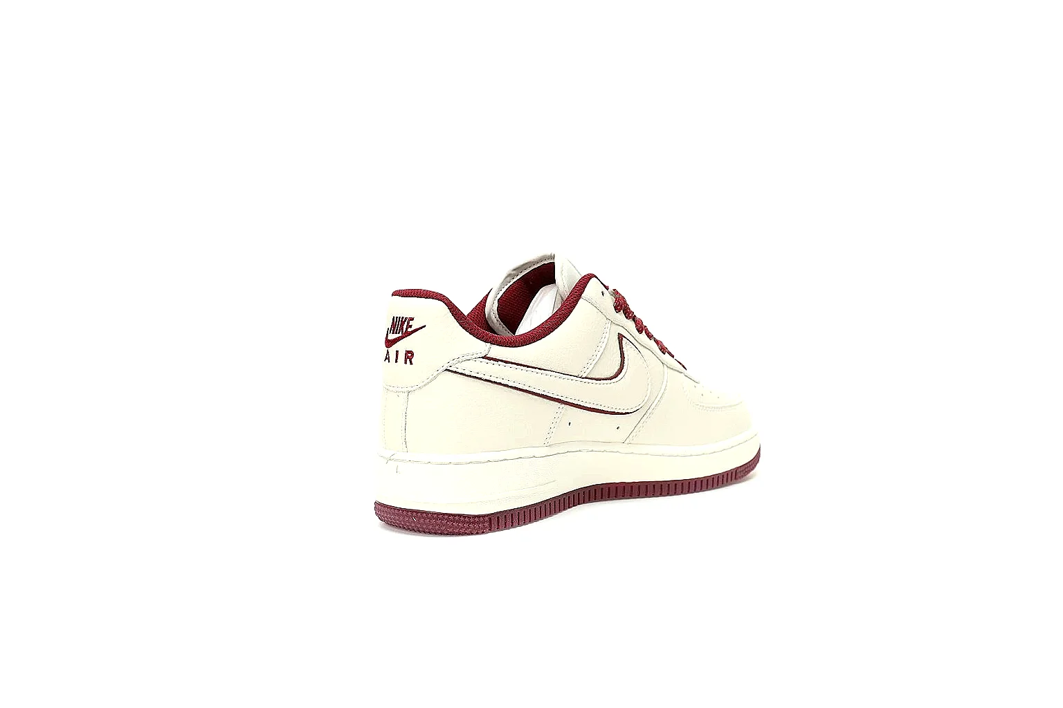 Kako Sheetbase record image for Nike White Burgundy Low Court thumbnail 6