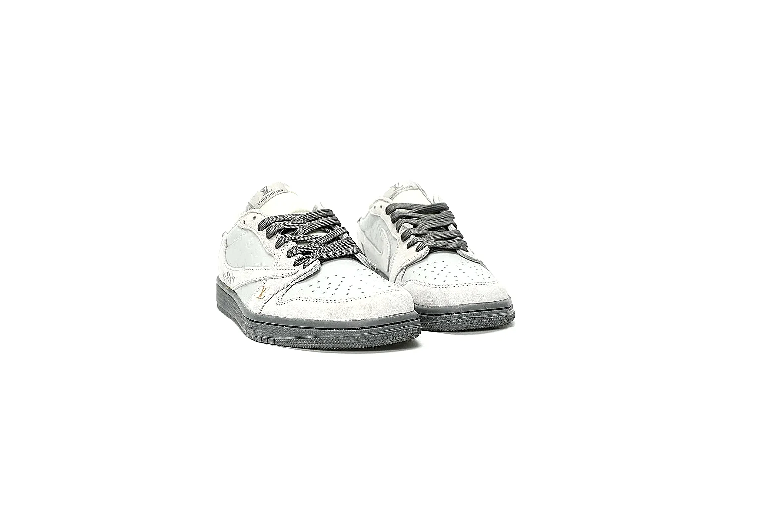 Kako Sheetbase record image for Nike White Gray Low Court thumbnail 4