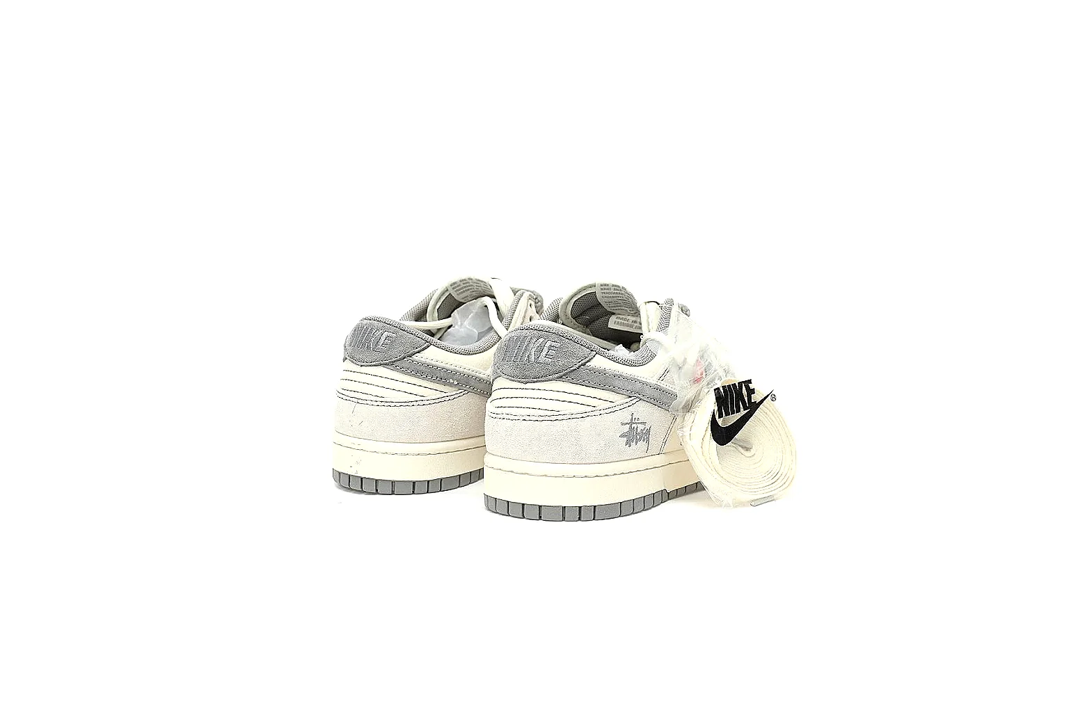 Kako Sheetbase record image for Nike White Gray Low Court thumbnail 5