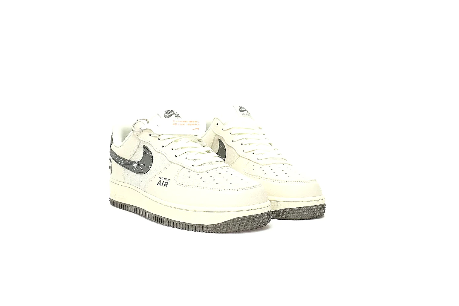Kako Sheetbase record image for Nike White Gray Low Court thumbnail 4