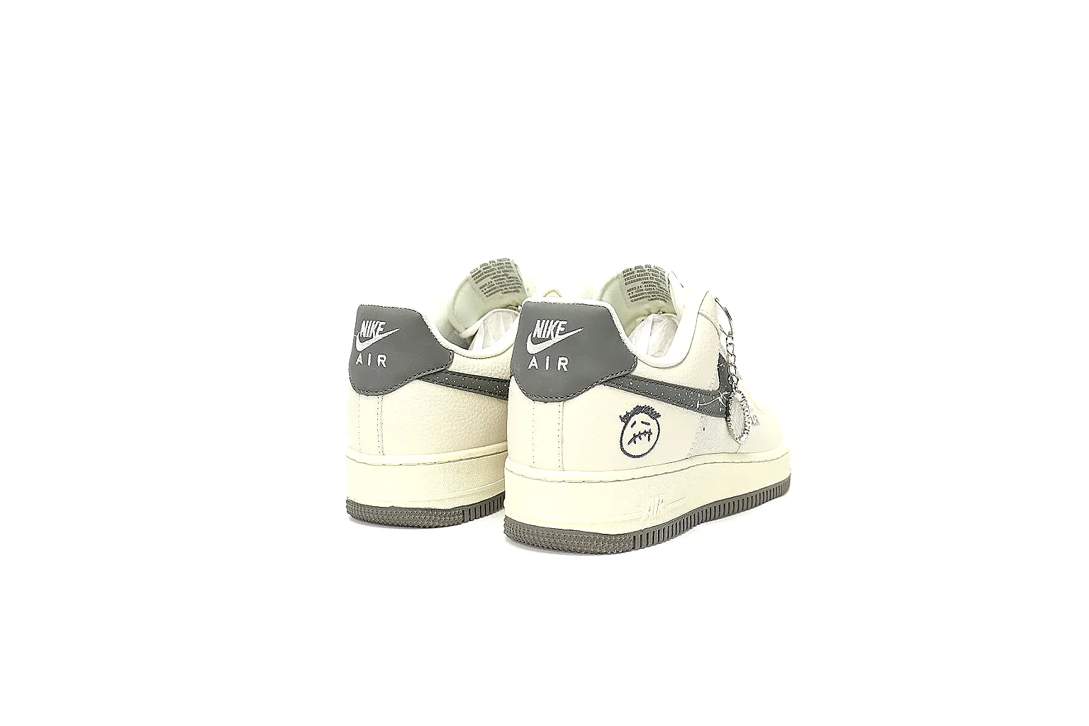 Kako Sheetbase record image for Nike White Gray Low Court thumbnail 5