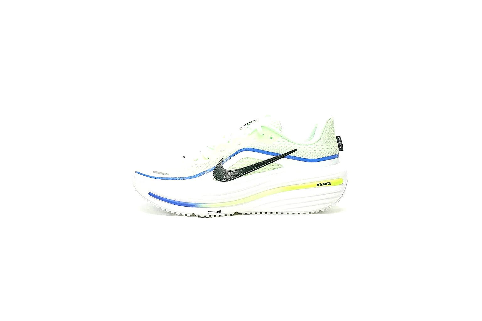 Kako Sheetbase record image for Nike White Green Blue Retro Runner Sneaker