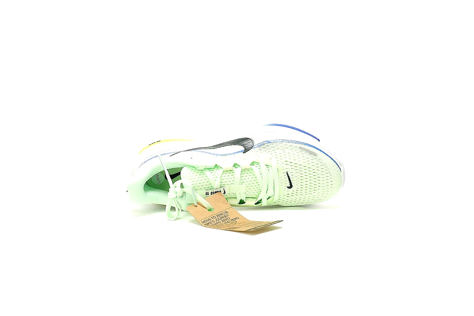 Kako Sheetbase record image for Nike White Green Blue Retro Runner Sneaker thumbnail 2
