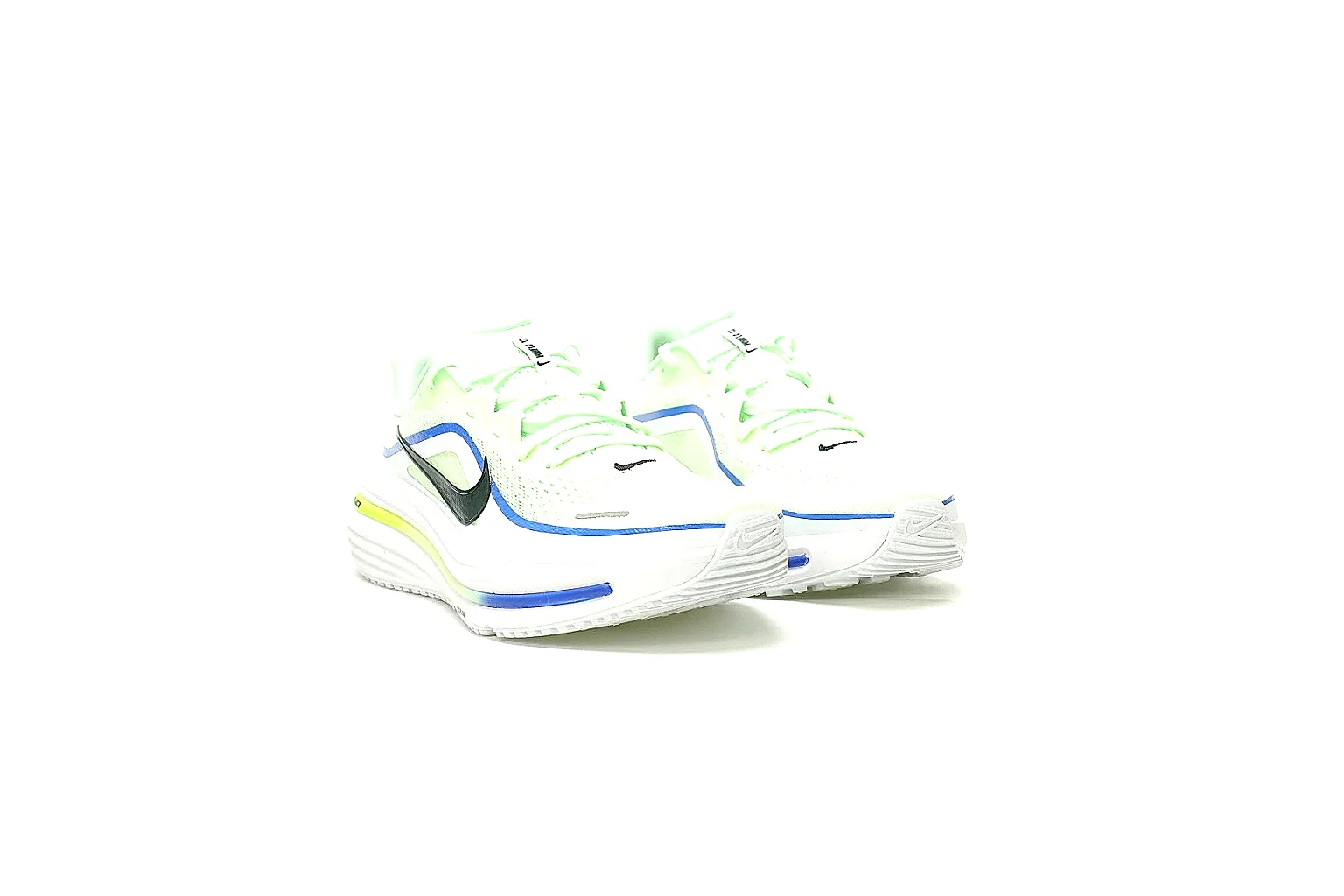 Kako Sheetbase record image for Nike White Green Blue Retro Runner Sneaker thumbnail 4