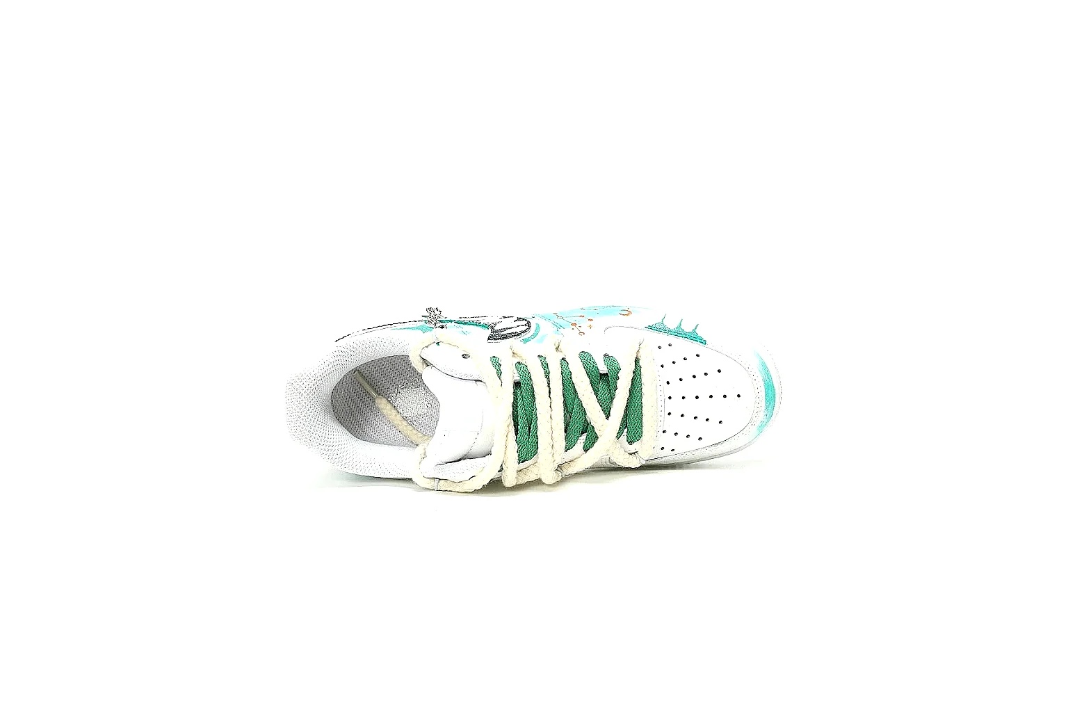 Kako Sheetbase record image for Nike White Green Low Court thumbnail 2