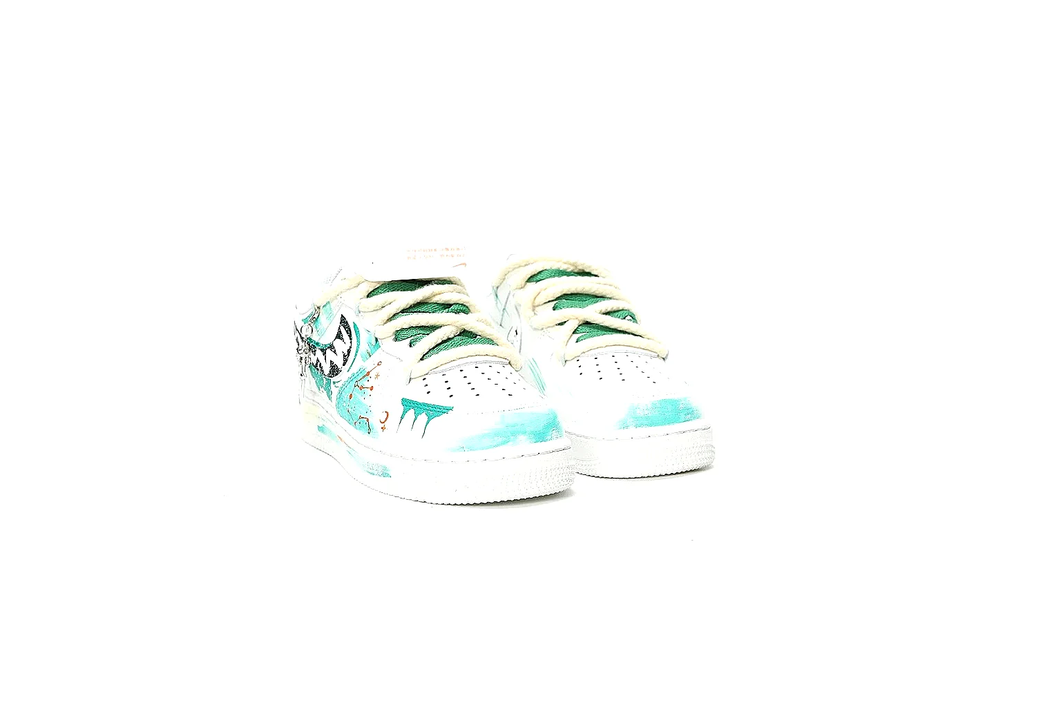 Kako Sheetbase record image for Nike White Green Low Court thumbnail 4