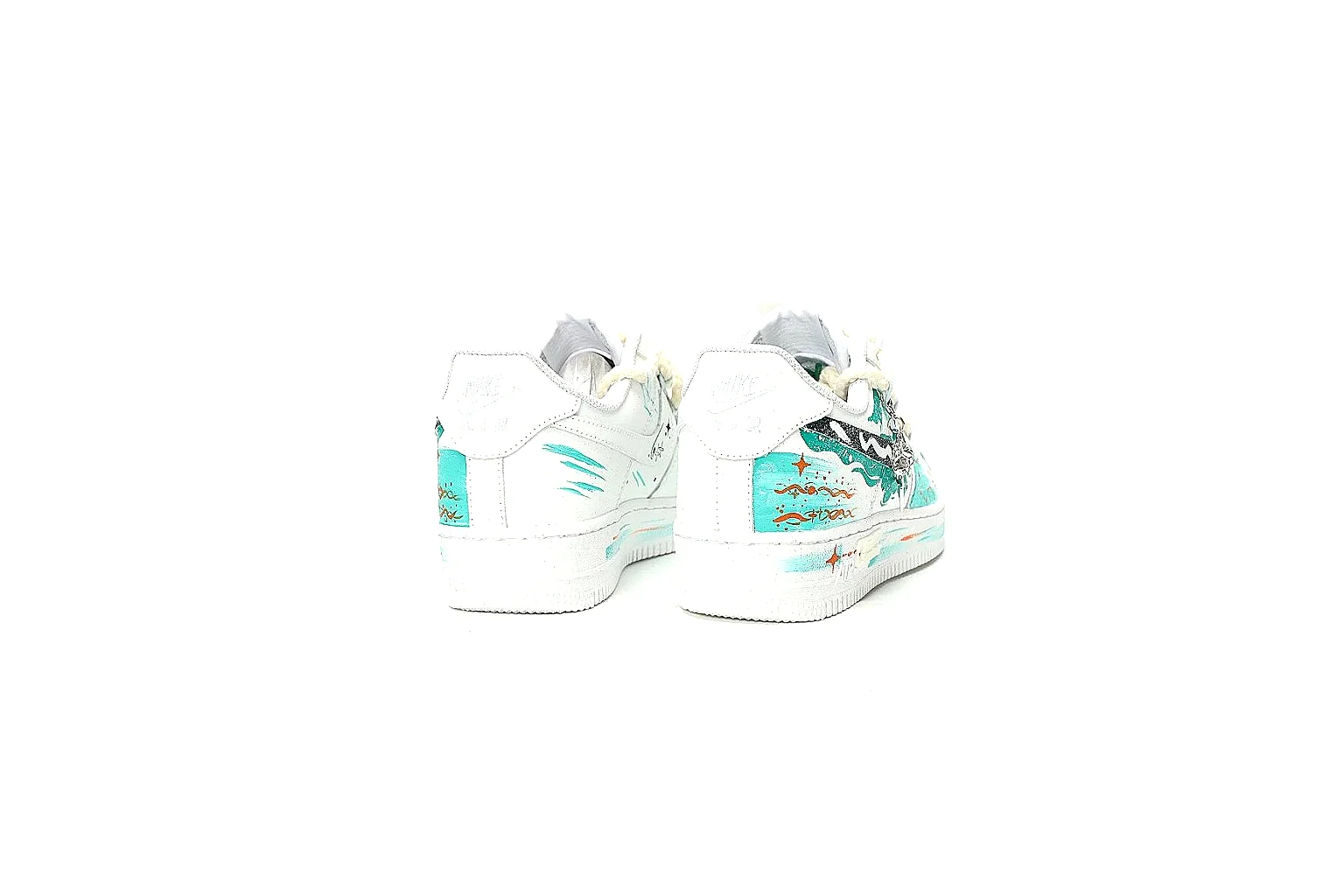 Kako Sheetbase record image for Nike White Green Low Court thumbnail 5