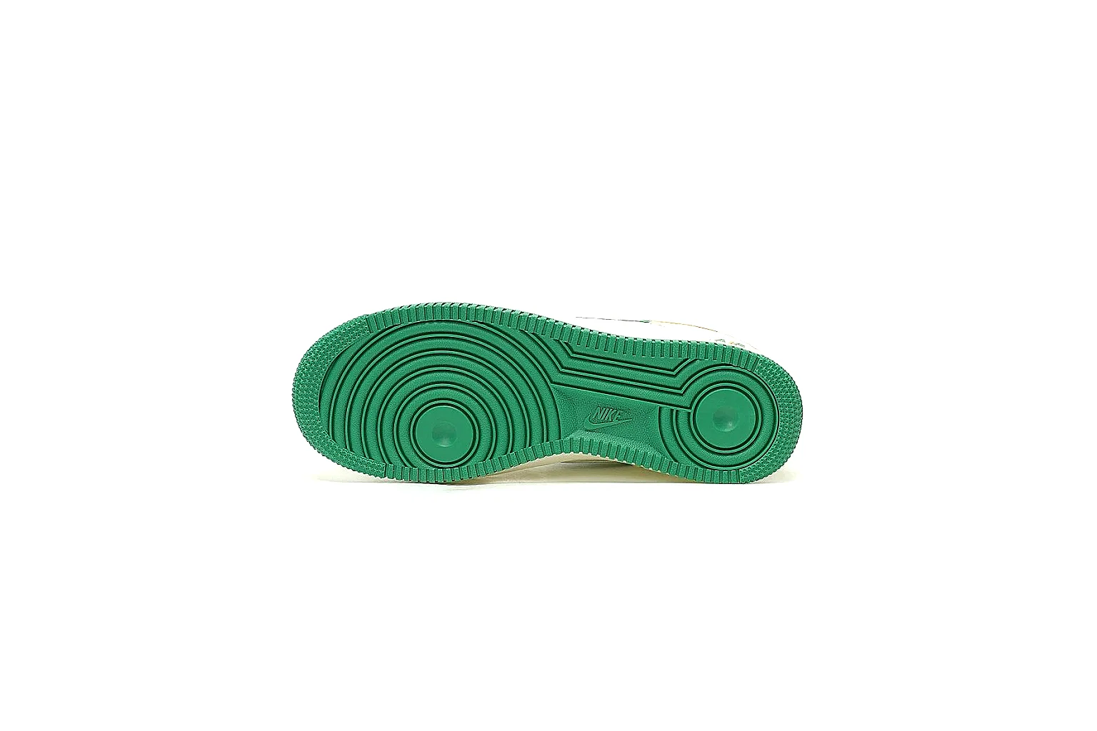 Kako Sheetbase record image for Nike White Green Yellow Low Court Sneaker thumbnail 3