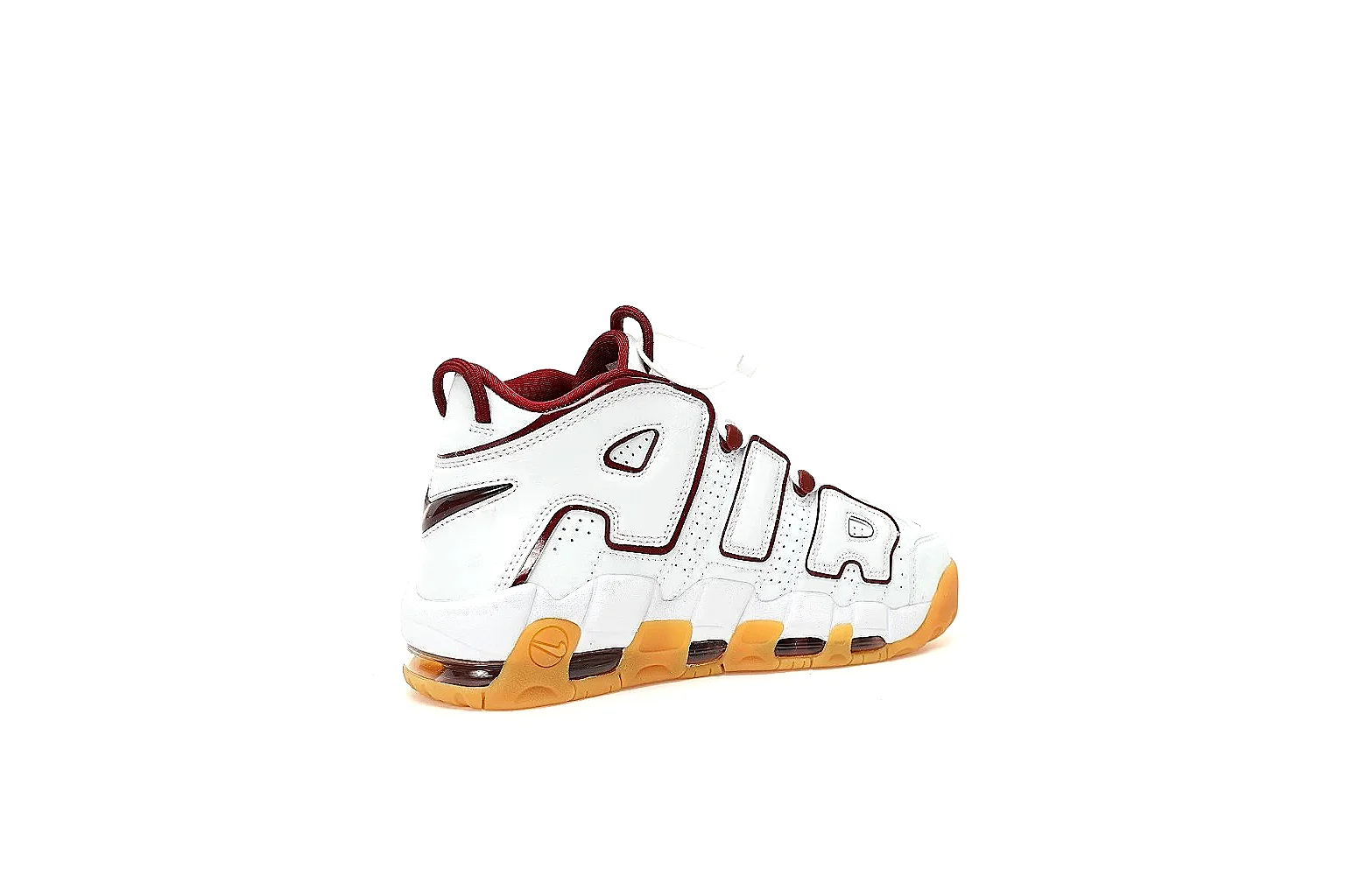 Kako Sheetbase record image for Nike White Gum Uptempo Sneaker thumbnail 2