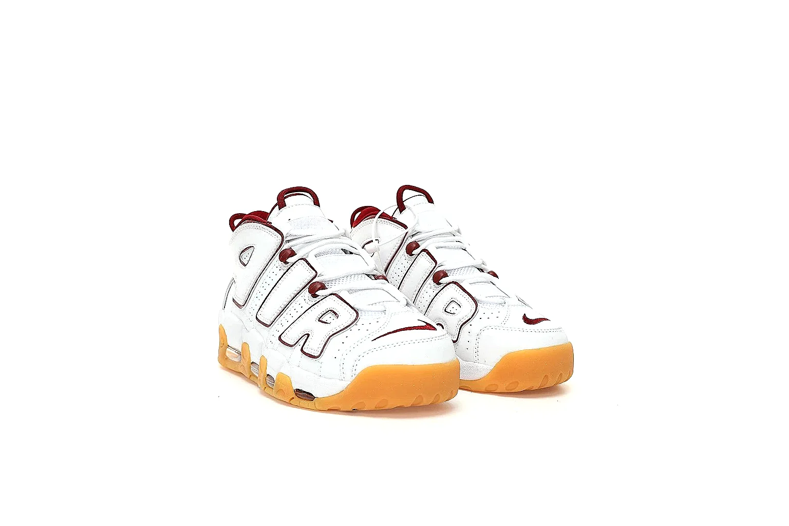 Kako Sheetbase record image for Nike White Gum Uptempo Sneaker thumbnail 5