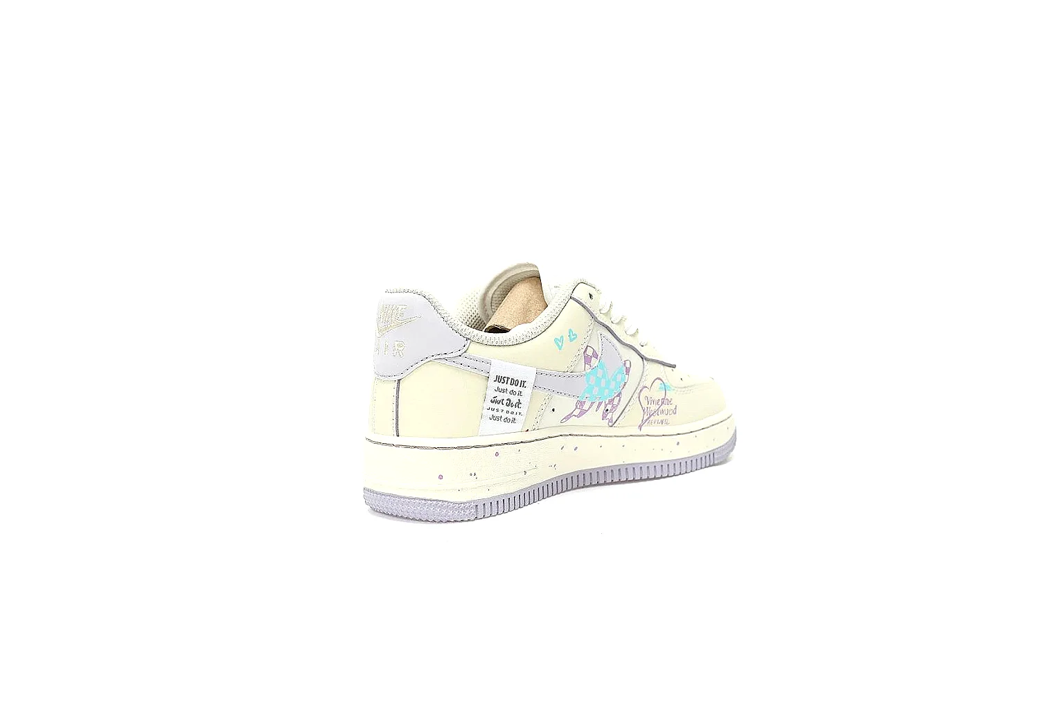 Kako Sheetbase record image for Nike White Lavender Low Court thumbnail 6