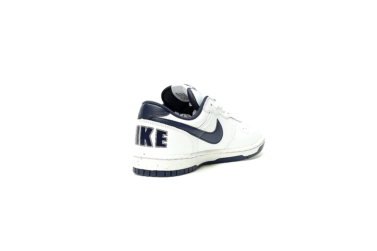 Kako Sheetbase record image for Nike White Navy Low Court thumbnail 6