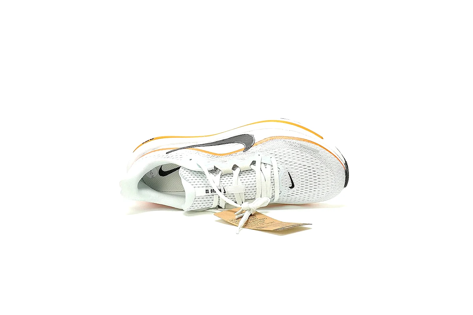 Kako Sheetbase record image for Nike White Orange Retro Runner Sneaker thumbnail 2