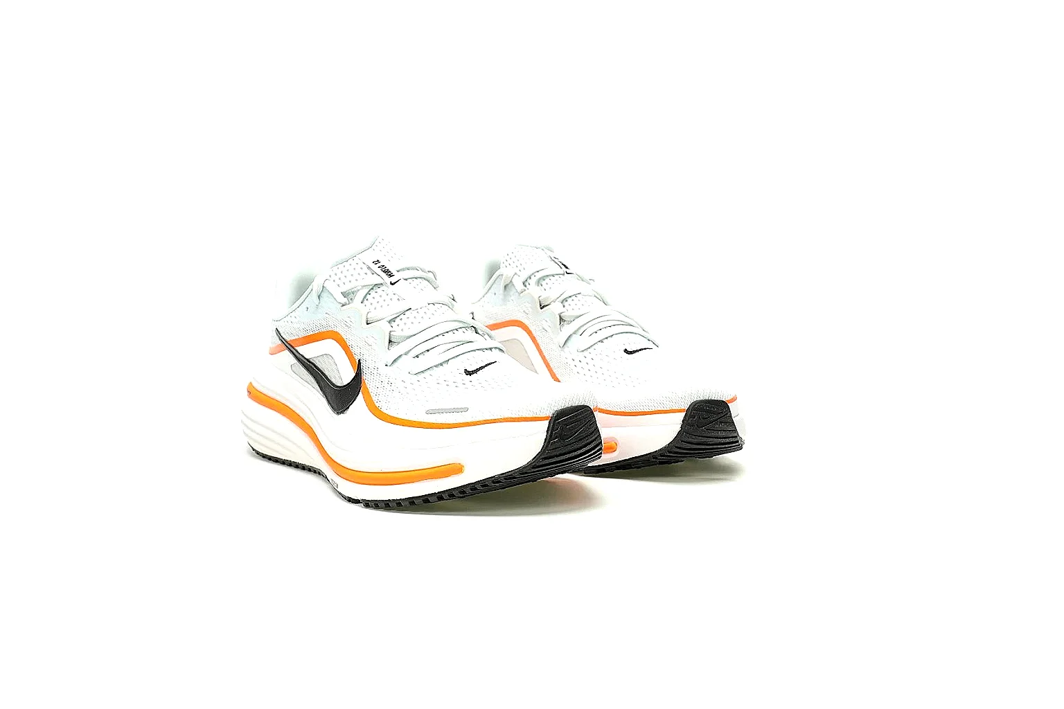 Kako Sheetbase record image for Nike White Orange Retro Runner Sneaker thumbnail 4