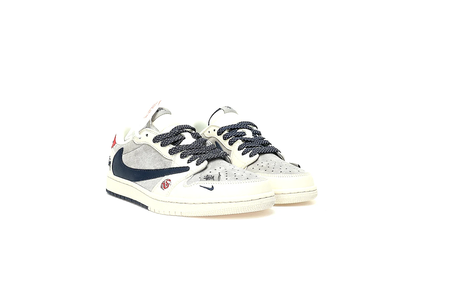 Kako Sheetbase record image for Nike White Red Black Low Court thumbnail 4