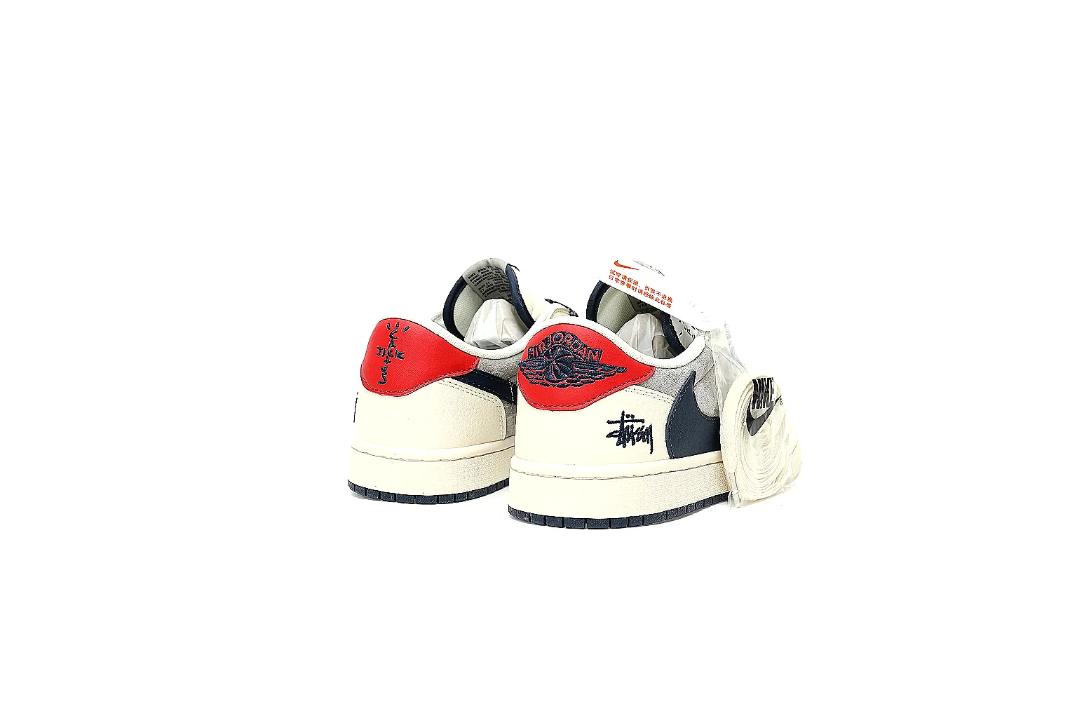 Kako Sheetbase record image for Nike White Red Black Low Court thumbnail 5