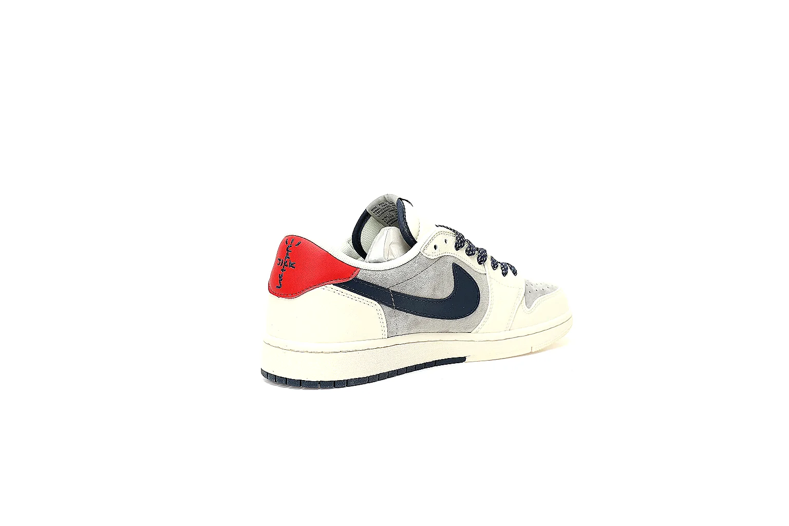 Kako Sheetbase record image for Nike White Red Black Low Court thumbnail 6