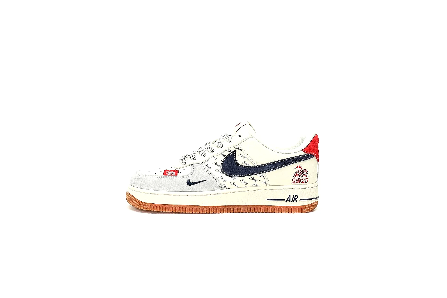 Kako Sheetbase record image for Nike White Red Gum Low Court