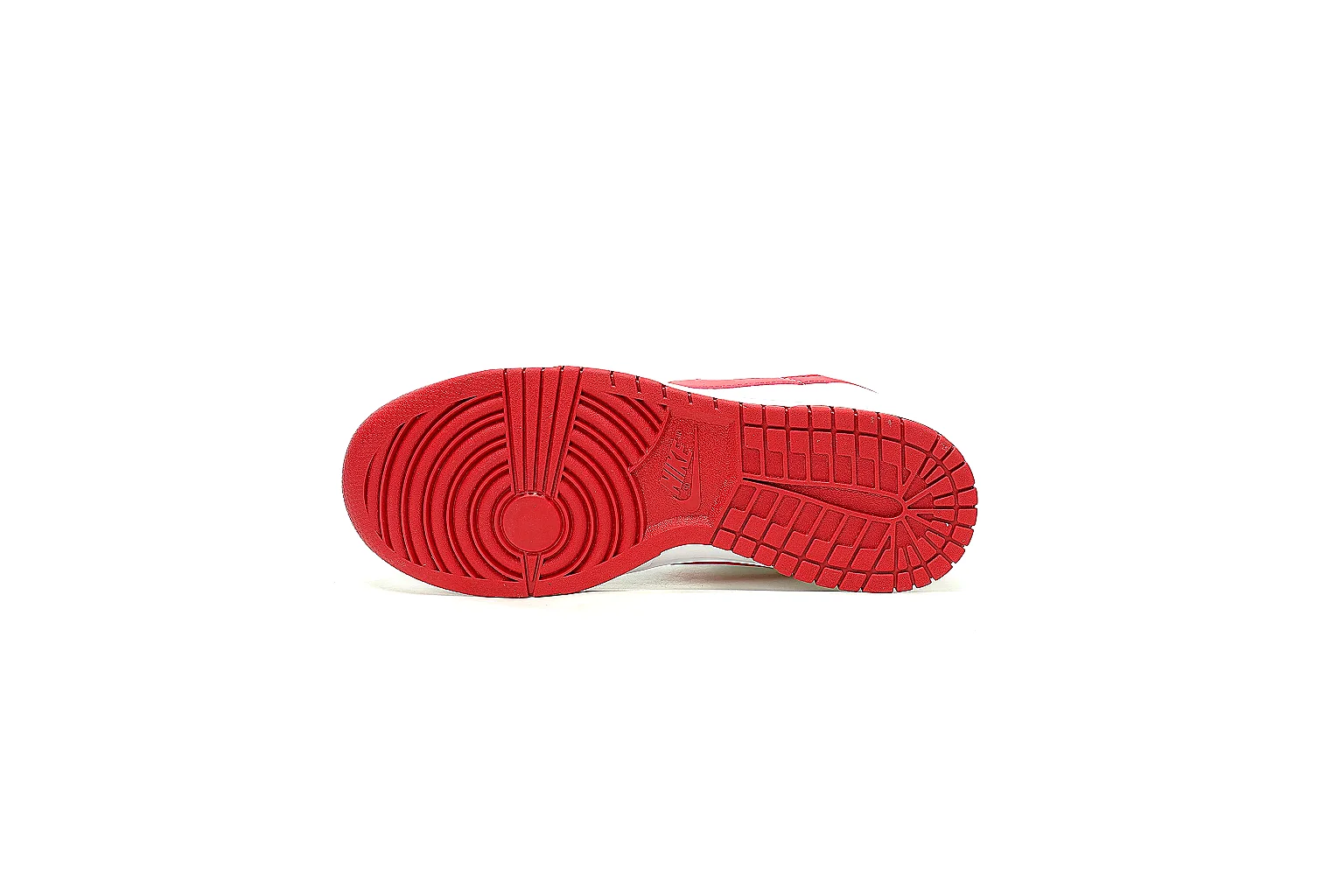 Kako Sheetbase record image for Nike White Red High-Top Court Sneaker thumbnail 3