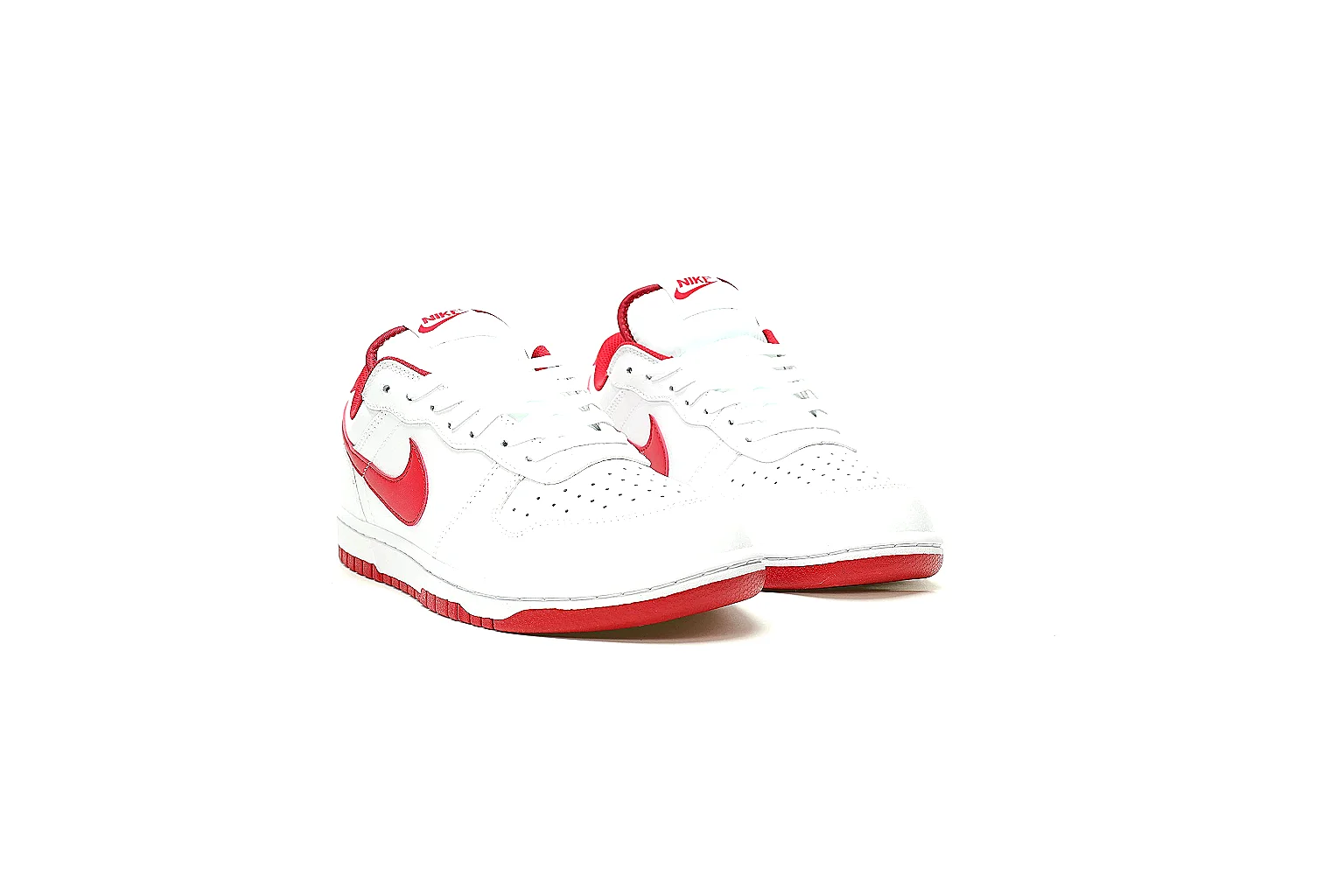 Kako Sheetbase record image for Nike White Red High-Top Court Sneaker
