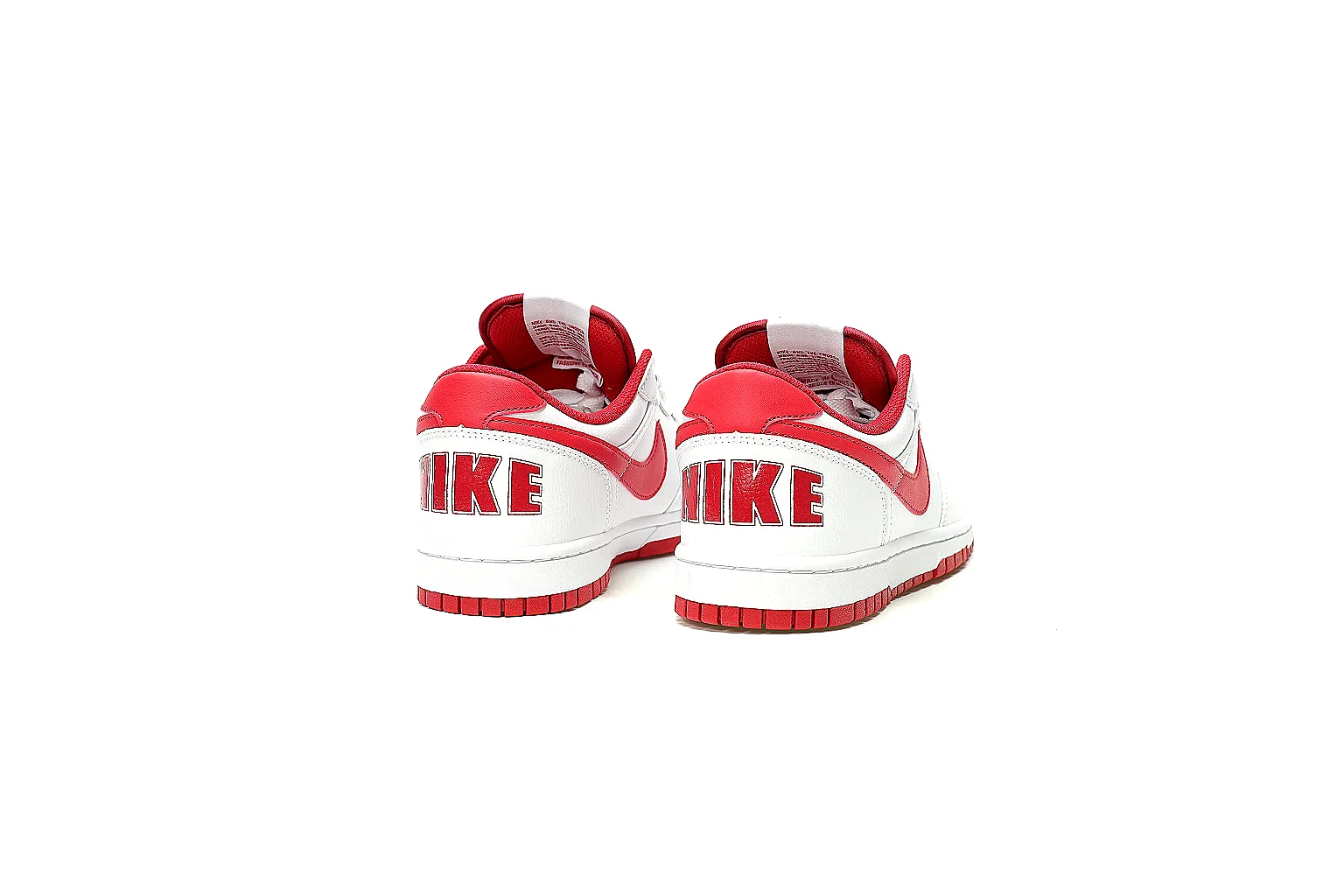 Kako Sheetbase record image for Nike White Red High-Top Court Sneaker thumbnail 5